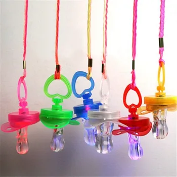

100pcs/lot LED Whistle Flashing Whistle Light LED Pacifier for party