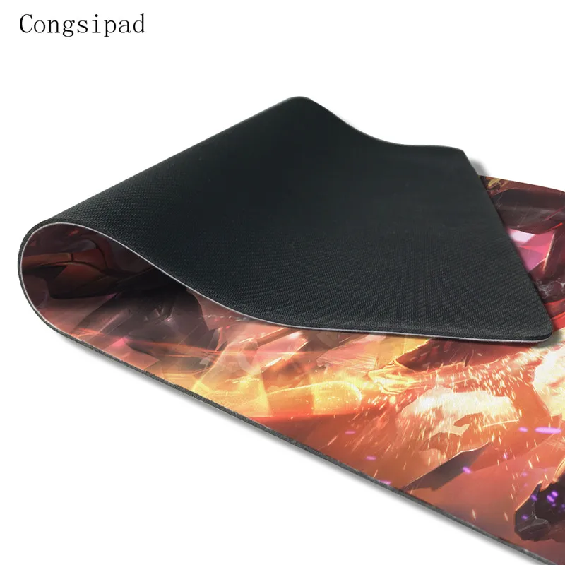 Congsipad самый популярный дизайн коврик для мыши League of Legend Zed большой игровой оверлок