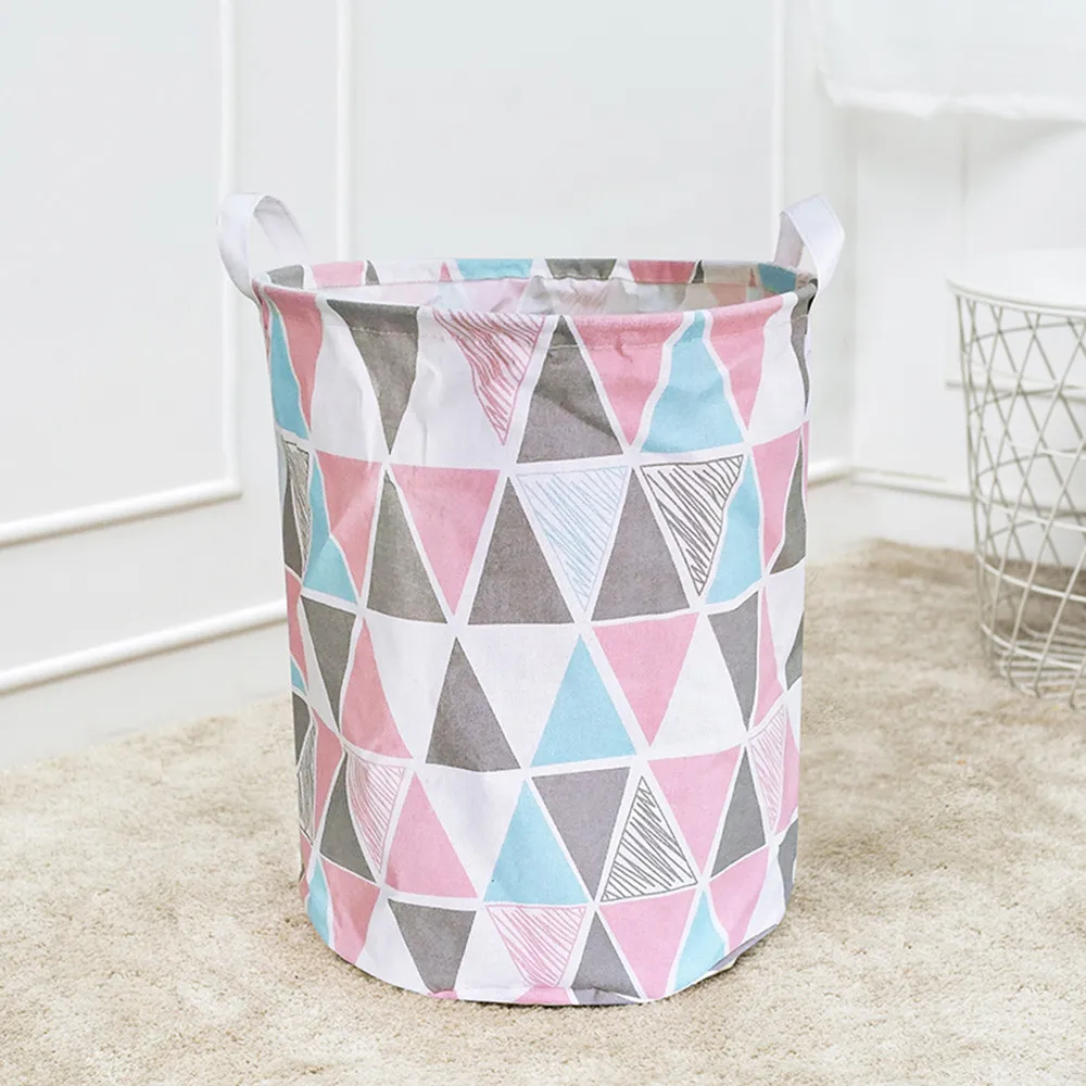 

Stand Laundry Basket Dirty Clothes Kids Toy Storage Organizer Dirty Clothes Big Basket Home Sundries Storage Barrel #10