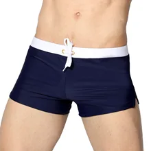 Горячие купальники для мужчин дышащая мужская одежда для купания плавки боксеры трусы Sunga купальные костюмы Maillot De Bain пляжные шорты для серфинга доска одежда