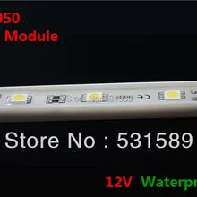 100 шт. 5050 3 светодиодный модули IP65 DC12V желтый/зеленый/красный/синий/белый/теплый белый Водонепроницаемый
