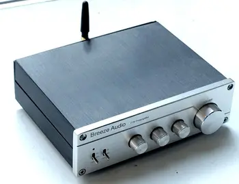 

New F1N Bluetooth 4.0 Audio Preamplifier 2-way Signal Input Volume Adjustment Pre-amp