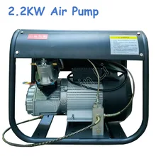 220 В 2.2KW воздушный насос двухцилиндровый электрический воздушный насос высокого Давление Пейнтбол воздушный компрессор для пневматическая винтовка