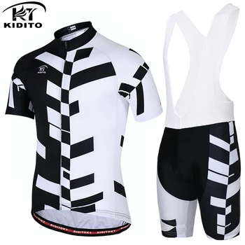 

KIDITOKT Cycling Jersey set 4 colors MTB Bike short Clothes Summer Bicycle Clothing Cycling Set Maillot equipacion ciclismo