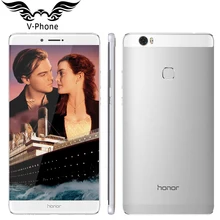 Оригинальный Huawei Honor Примечание 8 4 г LTE Octa Core 2.5 ГГц 6.6 дюймов 2560*1440 Экран 4 ГБ 64 ГБ металла Для тела 4500 мАч Батарея мобильного телефона