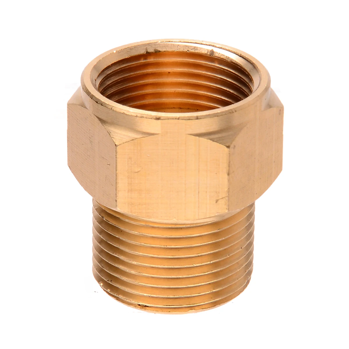 New Copper High Pressure Washer Adaptor M22 Male X M22 Female Hose Coupling Adapter For HD HDS Pressure Washer Quick Fitting