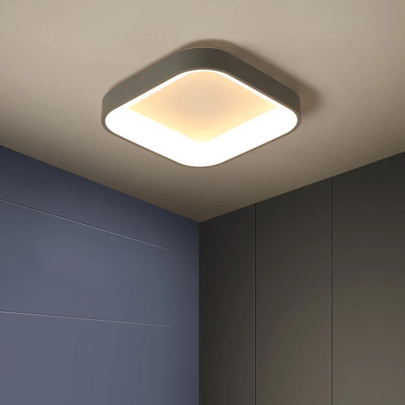 

Square Gray/White led chandeliers ceiling for bed room lights plafondlamp led chandelier home indoor modern chandelier lighting
