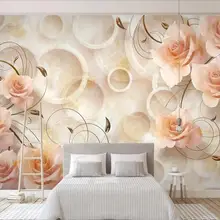 Customized 3D mural wallpaper modern living room 3D marble relief TV background wall decoration painting