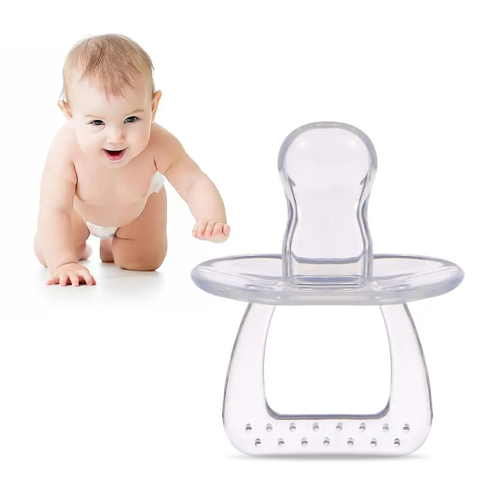 

Set Of 5 Trapezoidal Ring Shape Imitation Breast Pacifier Regulate Baby Mood Food Grade Silicone Nipple For Baby