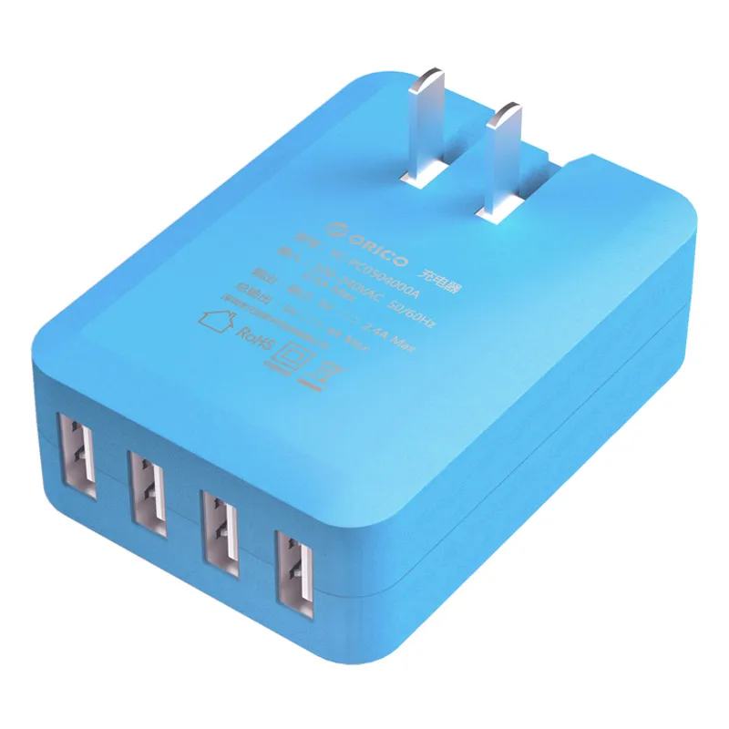 ORICO شاحن يو اس بي 4 ميناء الذكية شحن شاحن سامسونج Xiaomi هواوي اللوحي USB جهاز شاحن