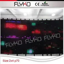 Alibaba express модное P7 полный цвет мягкой светодиодной видеоэкран