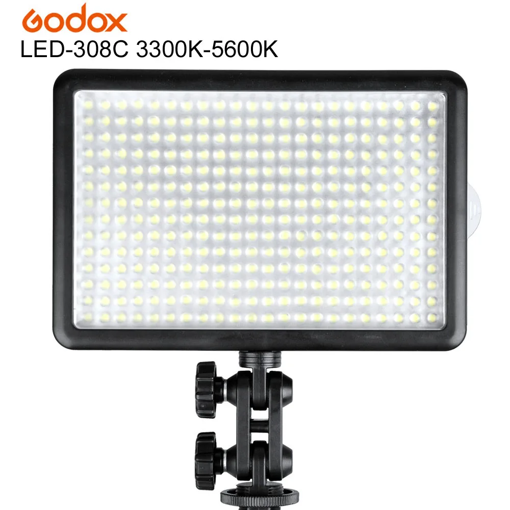 bilder für Godox led 308c 308 leds professionelle led video (3300 Karat-5600 Karat) licht beleuchtung mit fernbedienung für canon nikon kamera camcorder bilder für Godox led 308c 308 leds professionelle led video (3300 Karat-5600 Karat) licht beleuchtung mit fernbedienung für canon nikon kamera camcorder