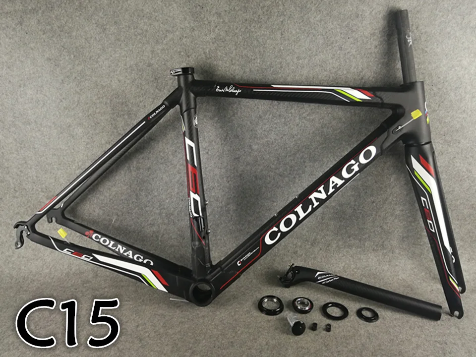 18 цветов полный карбоновый шоссейный велосипед для карикатуры Colnago C60 с R8000
