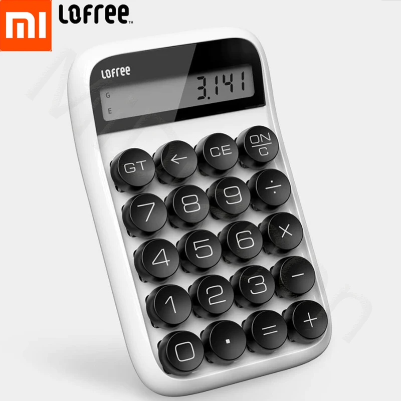 

New Xiaomi Mijia Lofree Calculator detachable Computer Keycap LCD Display Intelligent Shutdown Function Student Calculation Tool