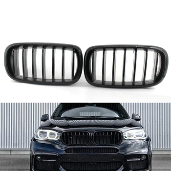 

Gloss Black M Sport Front Kidney Grill Grille Fit For BMW X5 F15 X6 F16 SUV