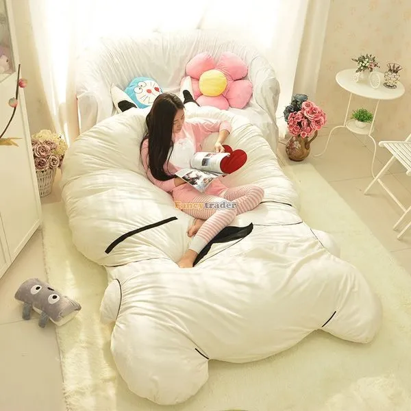 Fancytrader 270cm X 160cm Giant Soft Plush Stuffed Double Size Rabbit Bunny Mattress Carpet Tatami Bed, FT50680 (13)