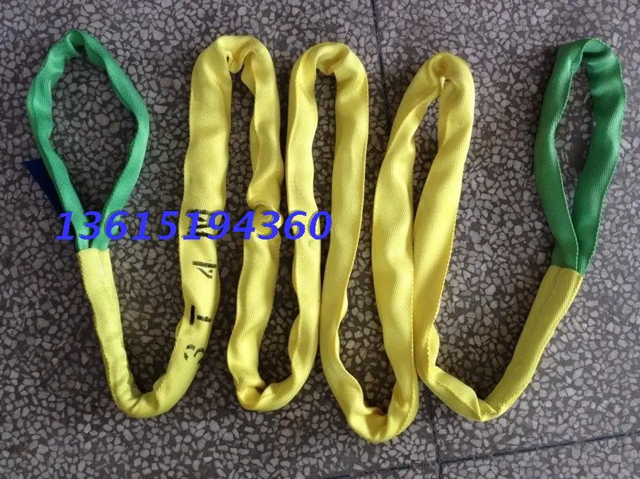 

Flexible lifting belt 3T4M/ lifting belt 3 tons 4 m / two button / polyester industrial sling 3 tons 4 meters