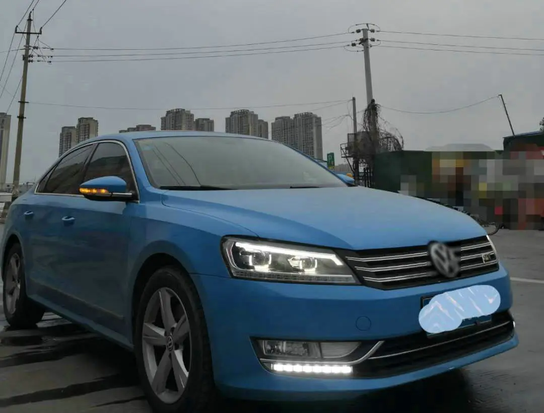 2 комплекта Автомобильный светодиодный DRL для VW Passat B7 2012 2013 дневные ходовые огни дневного света Противотуманные фары