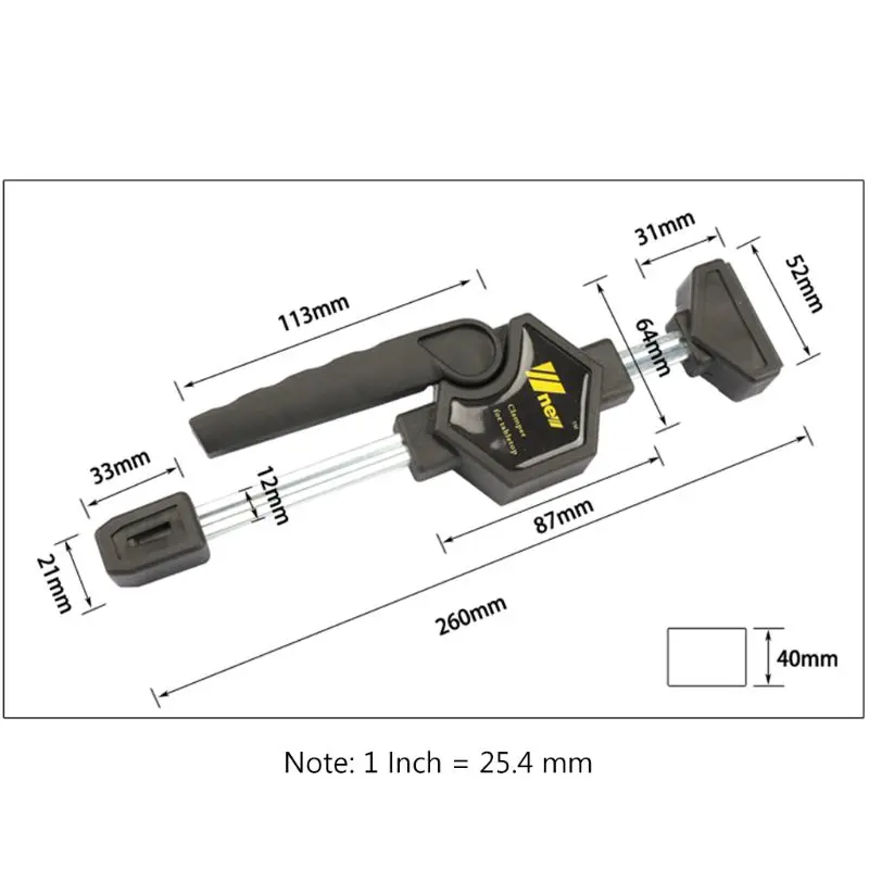 

Woodworking Clamp Adjustable Frame Fight Splices Desktop Clip Universal Woodworking Fast Fixed Clip For Woodworking Benches