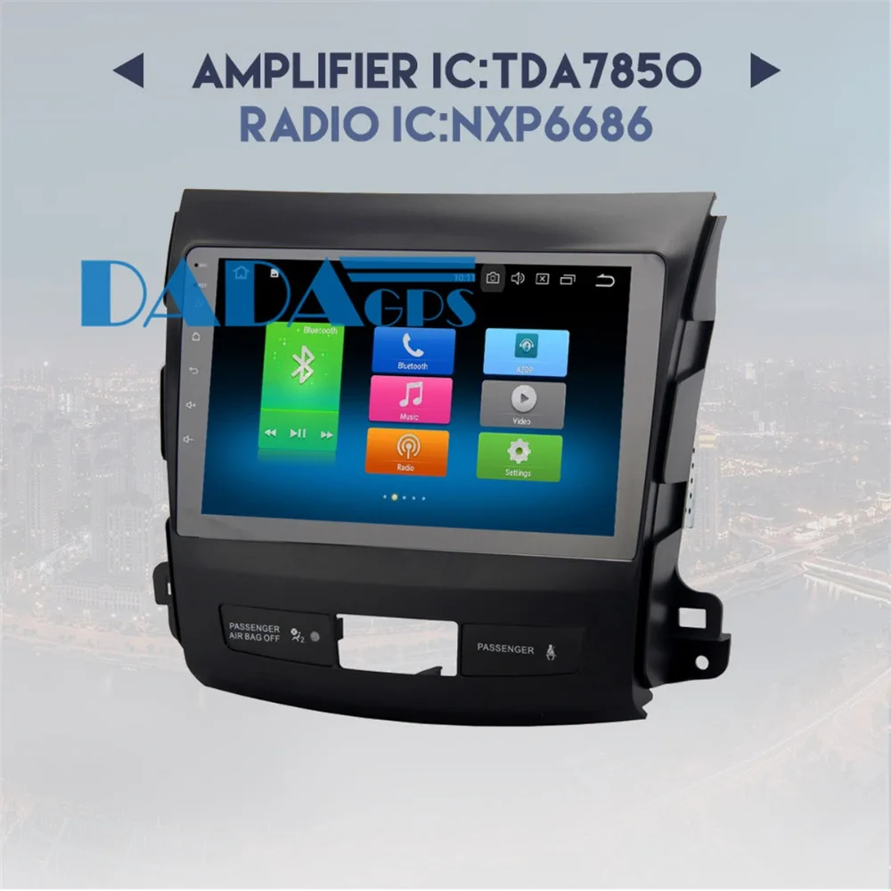 Cheap Android 8.0 7.1 Radio Car GPS Navigation For Mitsubishi Outlander 2006-2012 For Citroen C-Crosser for Peugeot 4007 no DVD Player 2