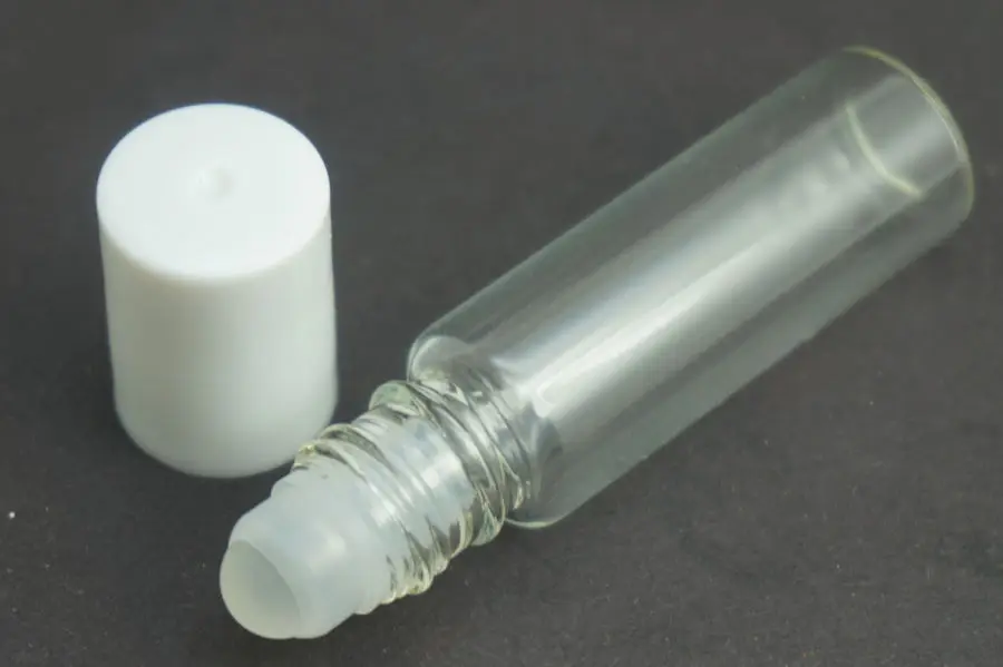 

10PCS/Lot Glass Roller Ball Bottle Cap Cosmetic Makeup Doterra Essential Oil Blend 5ml
