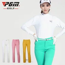 Новые женские брюки PGM ярких цветов, высокая скорость, воздушный сухой Гольф трико, спортивные брюки