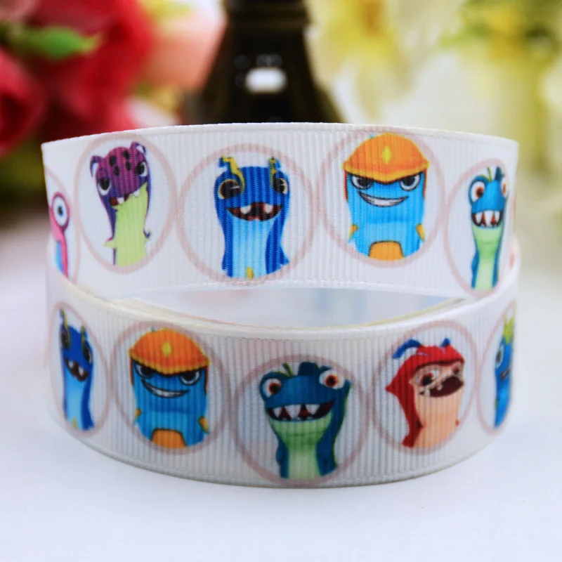 7/8 '✢ мм 1&quot 25 1-1/2 &quot38 3&quot 75 Slugterra мультфильм печатных полушерстяной лентой