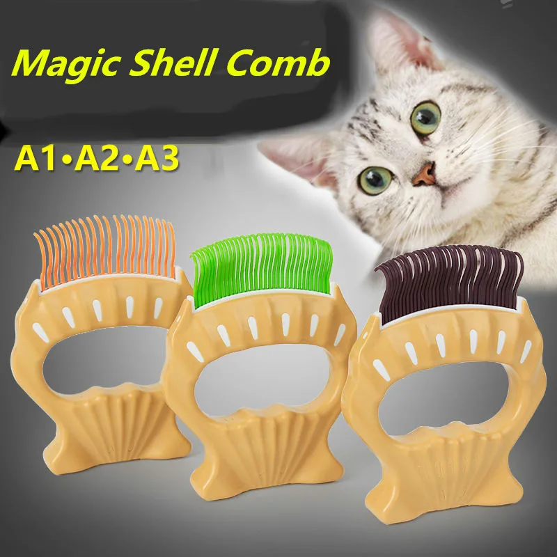 

Cat Brushes and Combs Dog Comb Pet Product Cat Combs Pet Supply Pink Blue