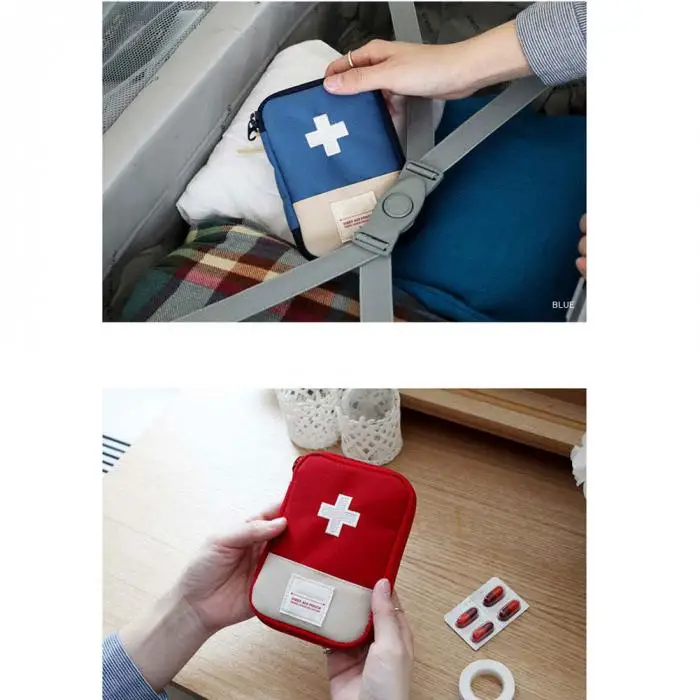 Пустая сумка первой помощи аварийный Чехол Путешествия медицина контейнер для таблеток Сумки на открытом воздухе Несессер для выживания