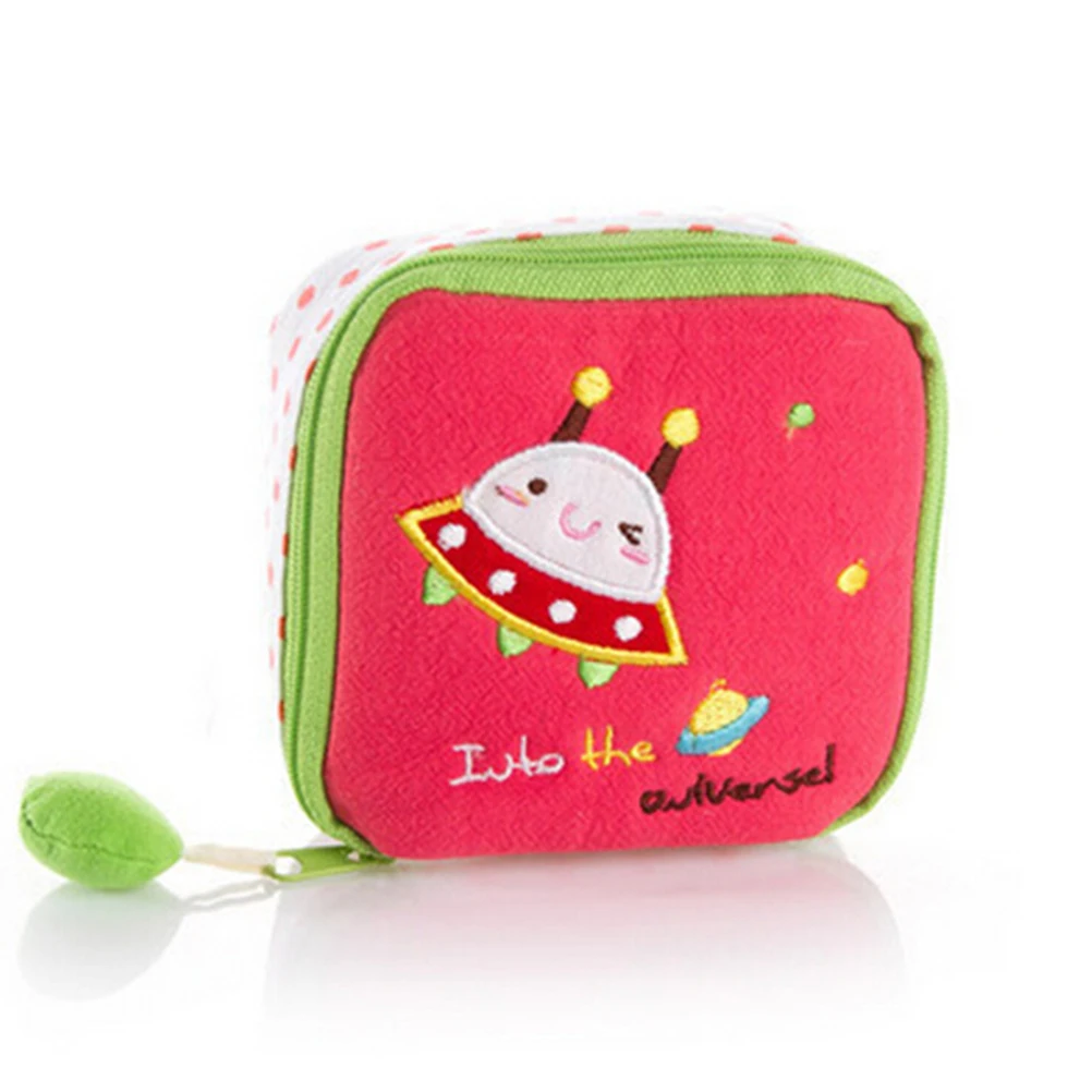 Милый гигиенический блокнот-органайзер для женщин и девушек, сумочка для хранения салфеток, полотенец, косметичка, чехол, гигиеническая сумка для салфеток - Цвет: red