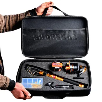 

1000D Oxford Fabric Portable Protective Case Reel Bag Handbag Storage Container Waterproof Spinning Reel Fishing Box