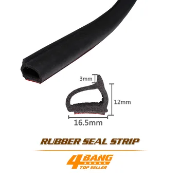 

Weatherstrip Rubber Edge Waterproof Trim Seal Soundproof Dustproof Crashproof Rear Quarter Panel Seal 5000cm