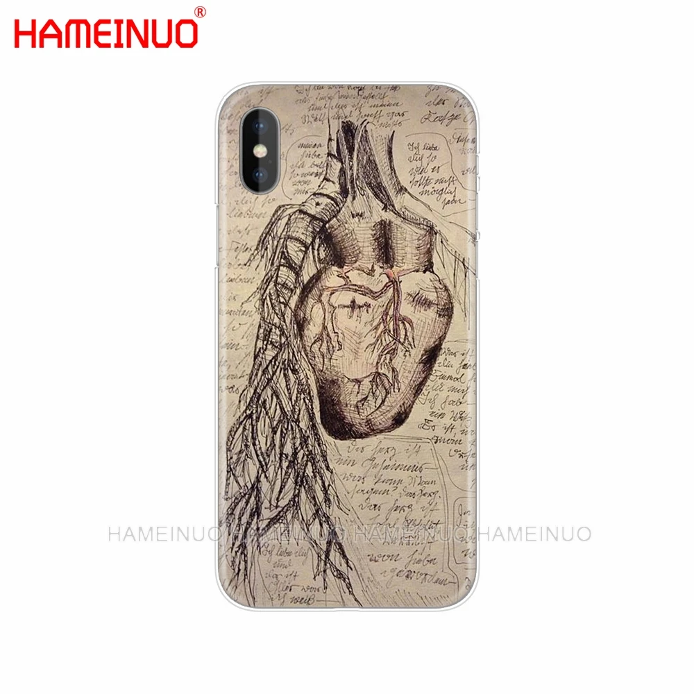 HAMEINUO Италия leonardo da vinci арт Чехол для мобильного телефона iphone X 8 7 6 4 4S 5 5S SE 5c 6s plus - Цвет: 61839