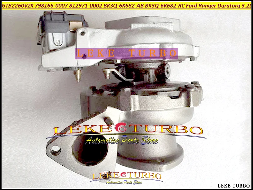 Turbo charger GTB2260VZK 798166 798166-0007 812971 812971-0002 BK3Q-6K682-AB BK3Q-6K682-RC For Ford Ranger 10- DURATOR 3.2L TDCI (2)