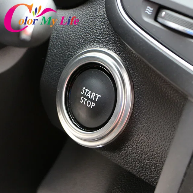 Stainless Steel Car Ignition Key Decorative Ring Switch Coil Stainless Steel Car Ignition Key Decorative Ring Switch Coil Sticker For Renault Koleos Samsung Qm6