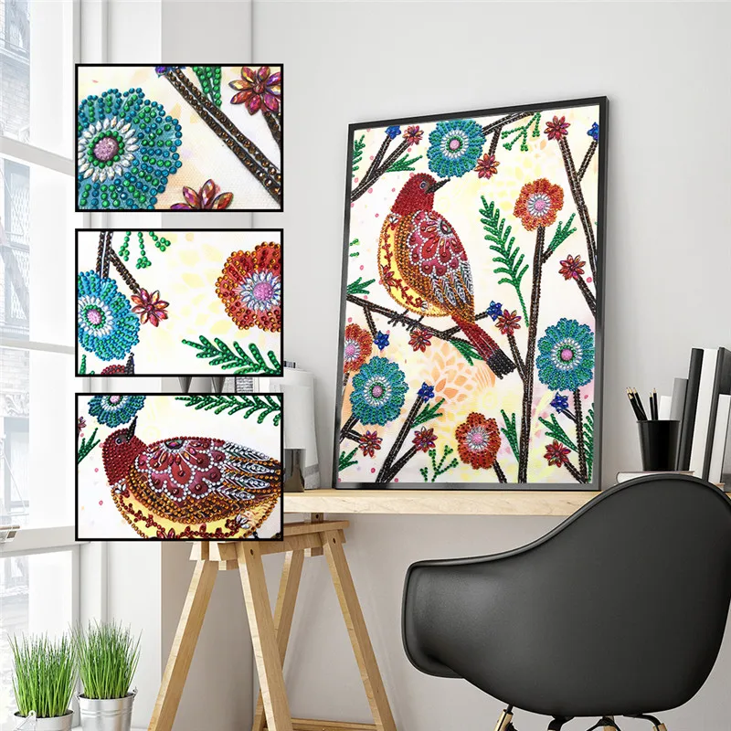 

Diamond Painting / Bird DIY Special Shape Diamond Painting / Cross Stitch / Diamond Embroidery