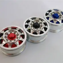 1 пара широкие задние колеса/диски шестигранные 12 мм для Tamiya 1/14 RC RC8WD тракторный прицеп