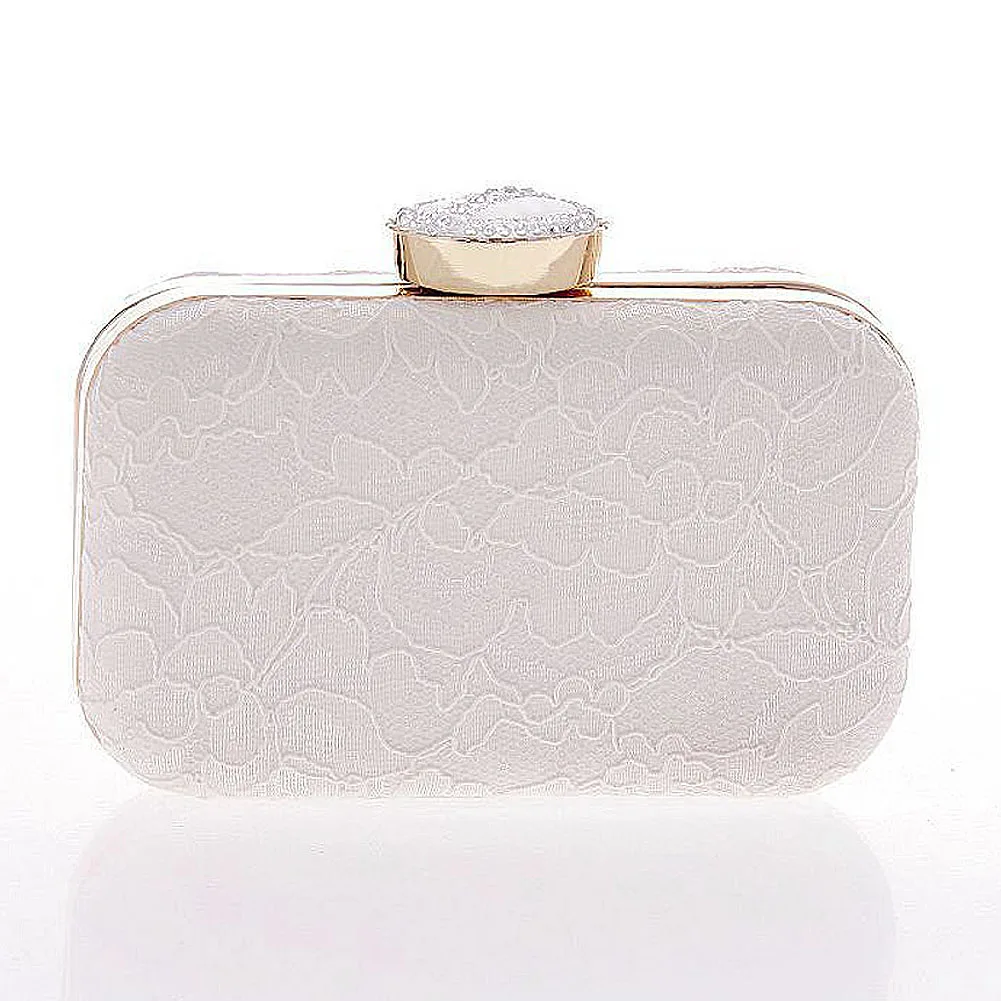 

Women Elegant Fashion Bag Lace Dinner Wedding Bridal Party Hand Bag Purce MUG88
