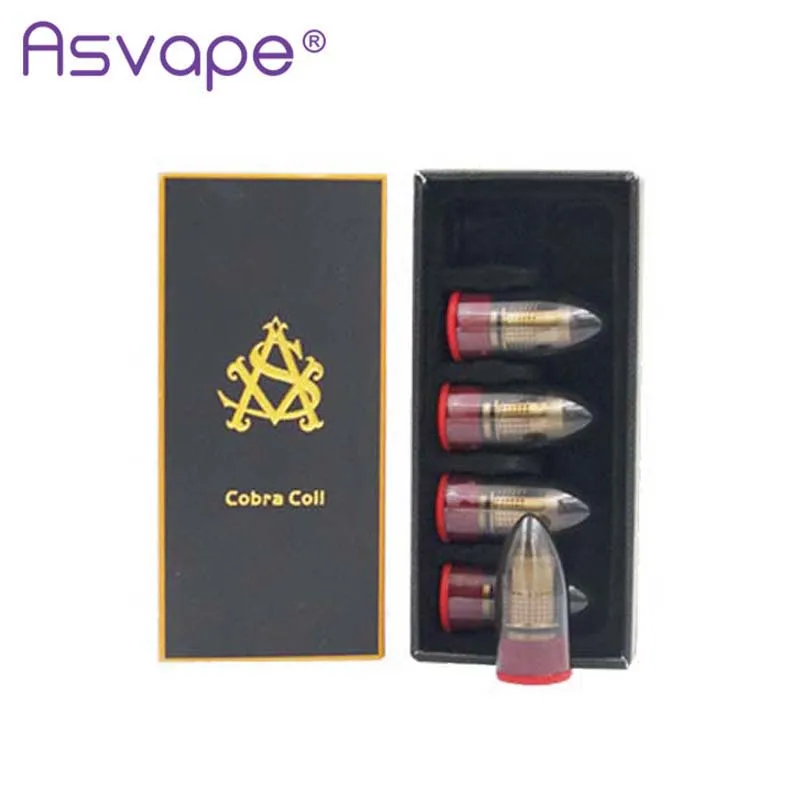 (5 шт./лот) атомайзер Asvape Cobra sub 0 2/0 5 Ом катушка встроенный провод для вейпа лучшее