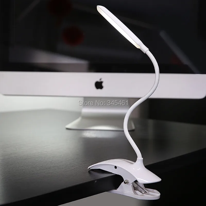 Led Desk Lamp Clip Modern USB Rechargeable Desk lamp Bedside Lights