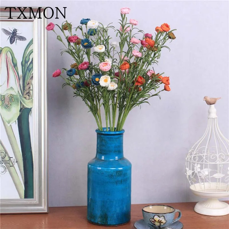 2pcs PE Foam Flower European Four Layer Petal Daisy Artificial Flowers For Home Decoration Garden Party Decor 66cm 2pcs PE Foam Flower European Four Layer Petal Daisy Artificial Flowers For Home Decoration Garden Party Decor 66cm