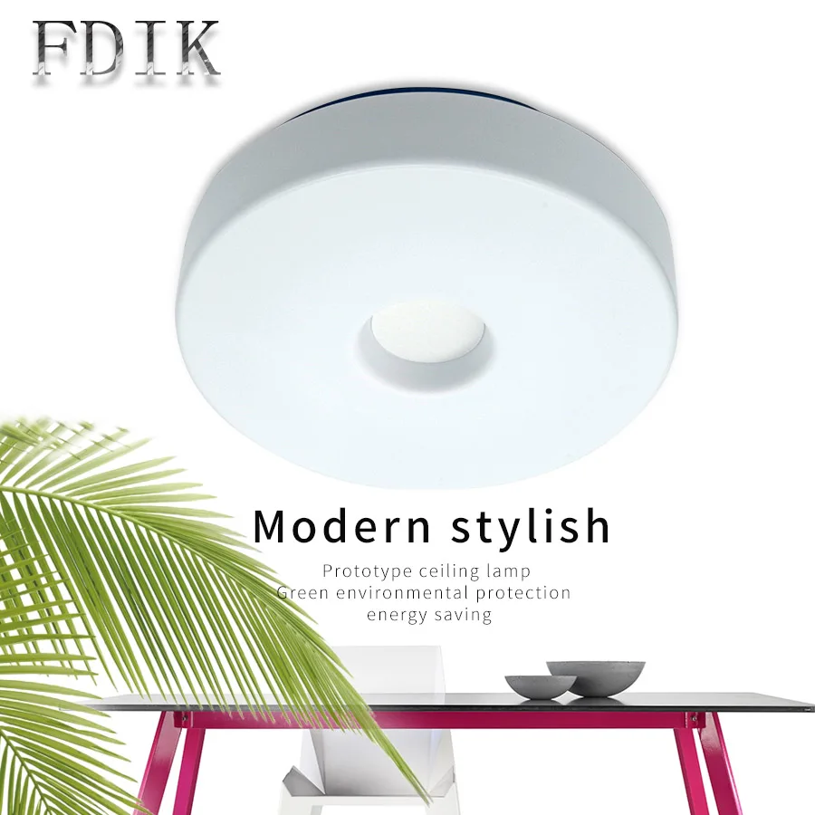 

Circular Ceiling Lights 220V Engergy saving Minimalism LED Lamp 12W 18W 24W Modern Droplight Tricolor For Living room Bathroom
