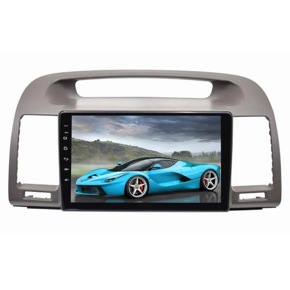 Best Sinosmart  Android 8.1 2Din IPS/QLED 2.5D screen car gps radio navigation player for Toyota Camry 2002-2006 1