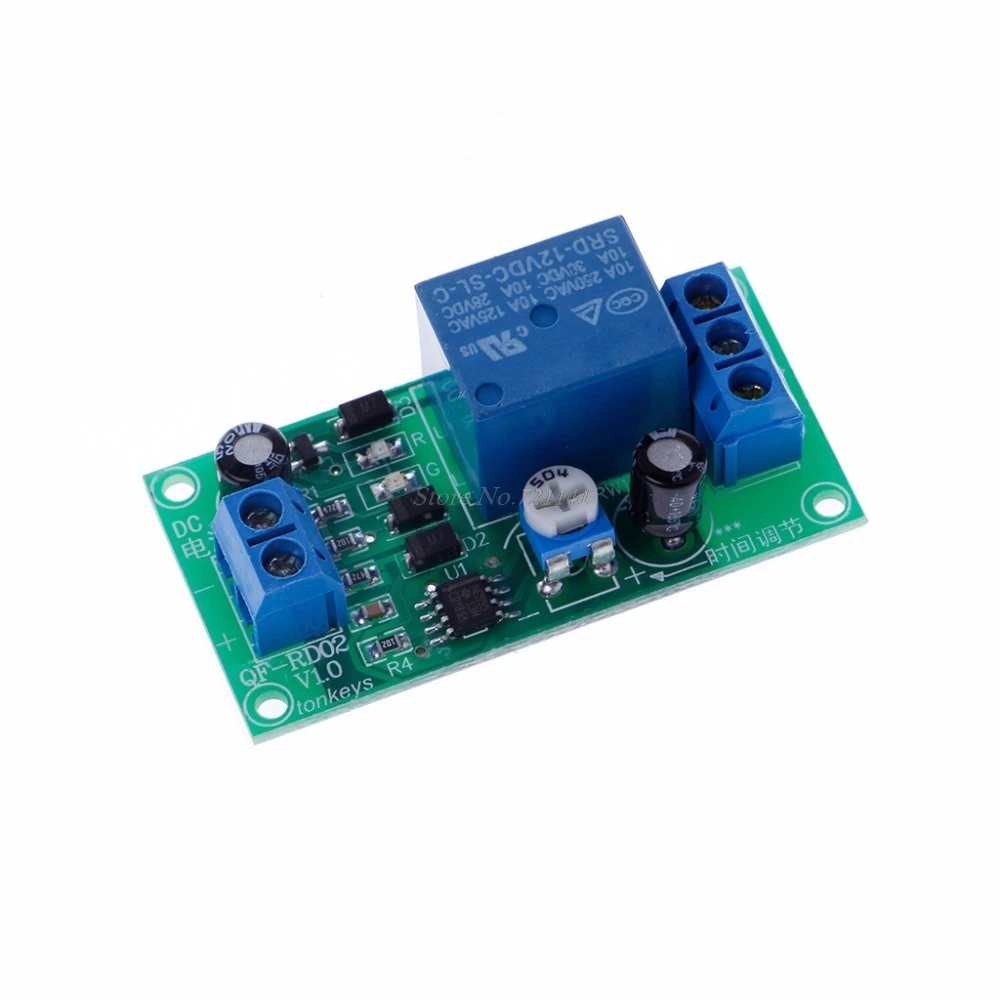 DC 12V до 30V DC/250V AC 0 60S регулируемый таймер задержки NE555 релейный модуль интегральные