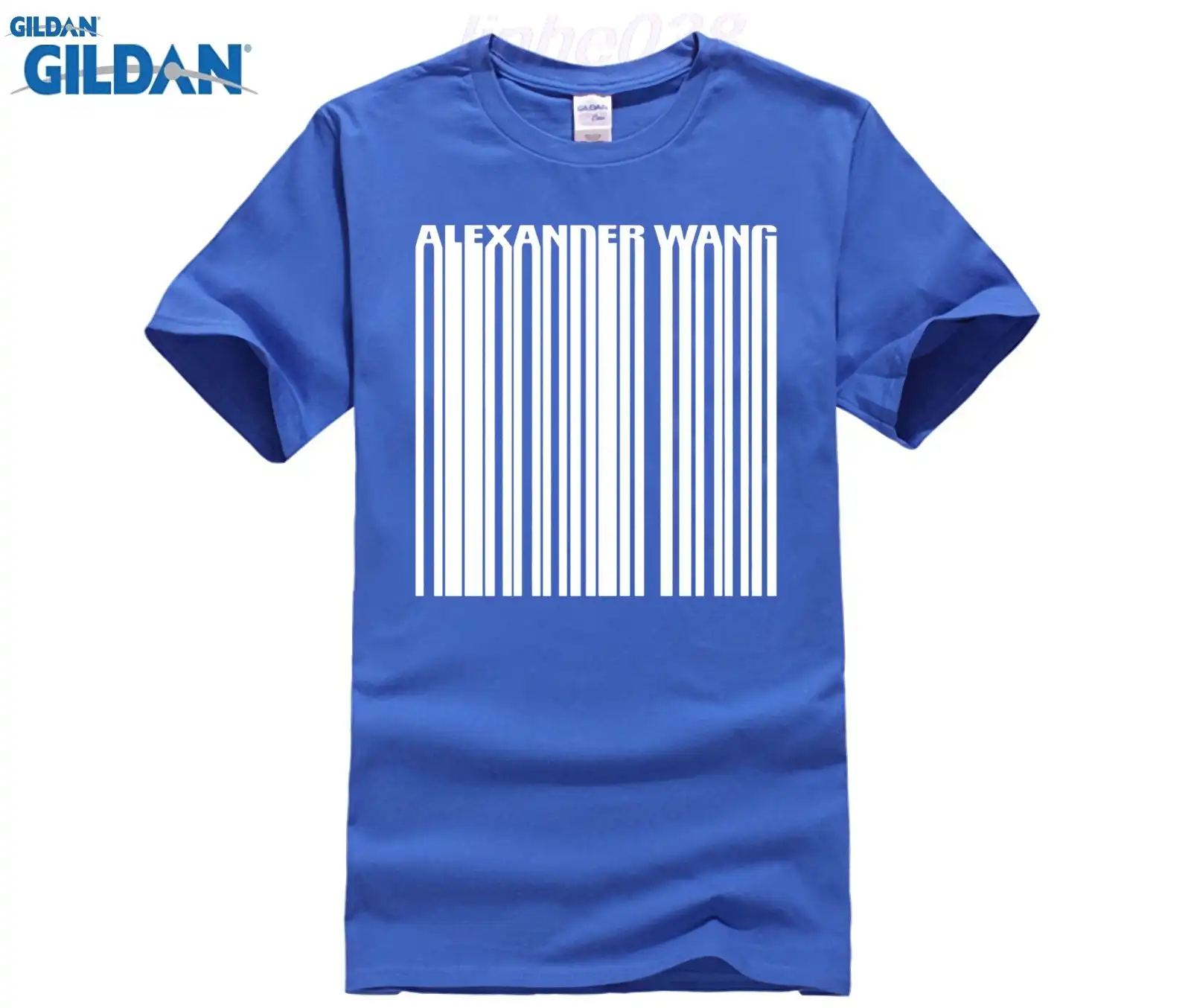 Alexander Wang Barcode Shirt New Summer Men S Casual Print T Shirt Fashion Novelty Short Sleeve T Shirt T Shirts Aliexpress
