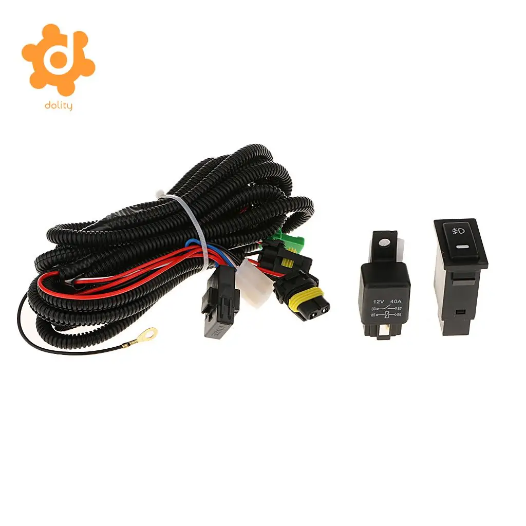 2 Pieces Car Front Bumper Fog LED Lights Bulb for Toyota Rav4 2013