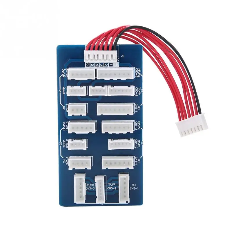 

2S-6S Parallel Charging Board Plug Conversion Connector Battery Charging Board for HP/PQ for TP/FP for XH plug RC Accessory