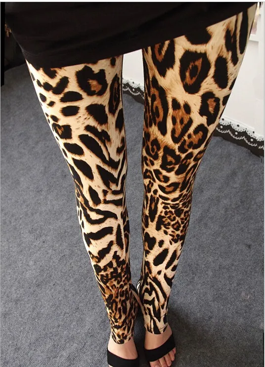 thermal leggings YSDNCHI 2021 Fashion Women Leggings Slim High Waist Elasticity Leggings Leopard Printing leggins Woman Pants Cotton Leggings seasum leggings