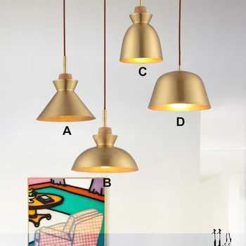 

Restaurant lamp and lanterns, copper coffee shop, mcaron single head table lamp, single head bar lamp, Brass pendant light