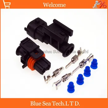 

2Pin 3.5mm male&female Oil nozzle plug,Fuel spray nozzle plug,diesel common rail/crankshaft sensor connector for BOSCH car